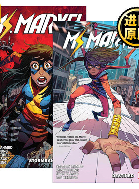 英文原版 Ms. Marvel by Saladin Ahmed 惊奇女士系列2册 漫威漫画 Saladin Ahmed 英文版 进口英语原版书籍