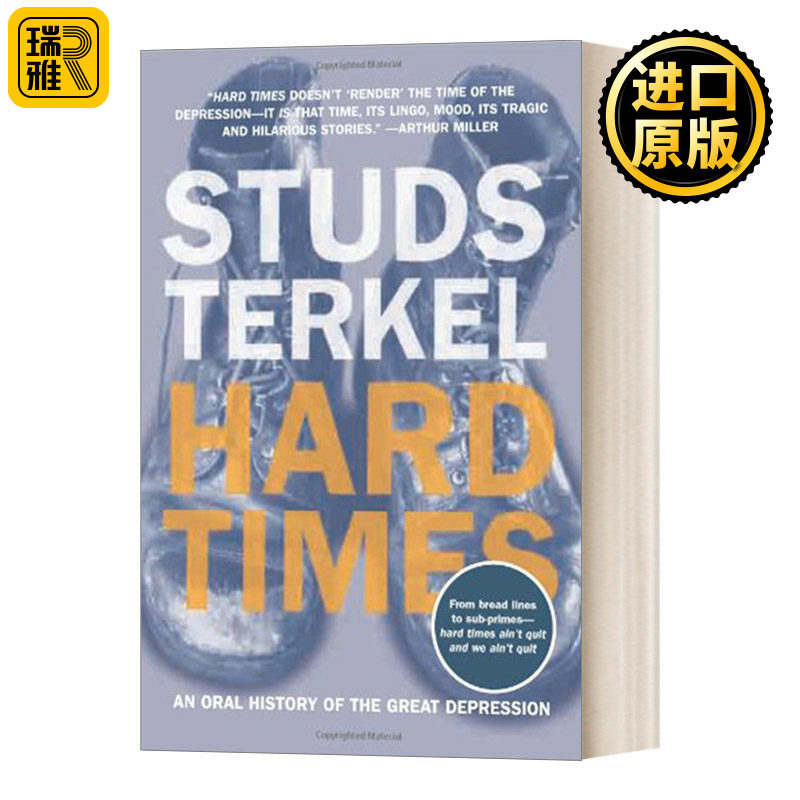 英文原版 Hard Times 艰难时代 亲历美国大萧条 英文版 Studs Terkel 进口英语原版书籍