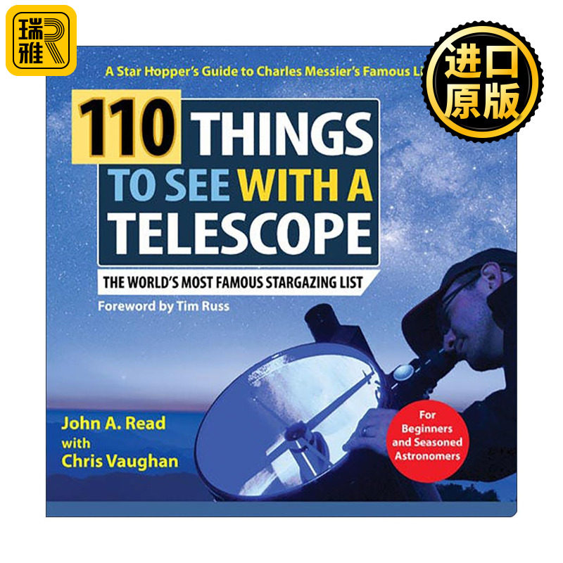 英文原版 110 Things to See with a Telescope 用望远镜看的110个目标 世界著名的观星清单 天文学 英文版 进口英语原版书籍