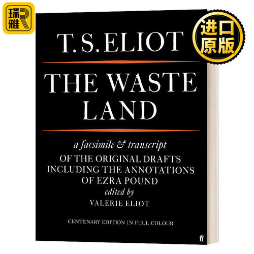 The Waste Land Facsimile 荒原 TS艾略特诗歌 传真及原始手稿 全彩版 50周年纪念版 精装