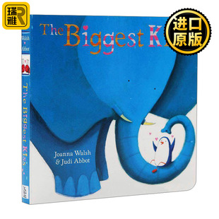 大大 Kiss 吻 纸板书 儿童绘本 The 英文原版 Biggest