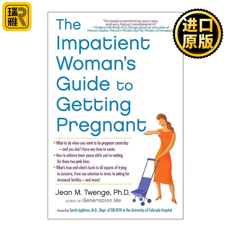 英文原版 The Impatient Woman's Guide to Getting Pregnant 快速怀孕指南 英文版 进口英语原版书籍