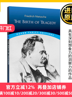 悲剧的诞生 英文原版 The Birth of Tragedy 尼采 Friedrich Nietzsche 全英文版 进口原版英语书籍
