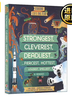Lift-the-Flap Strongest, Cleverest, Deadliest 更强壮更聪明 奇妙世界百科翻翻书 精装