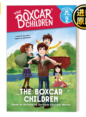 英文原版 The Boxcar Children The Boxcar Children Time to Read  Level 2 棚车少年分级读物1 英文版 进口英语原版书籍