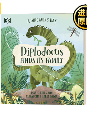 英文原版 A Dinosaur's Day: Diplodocus Finds Its Family