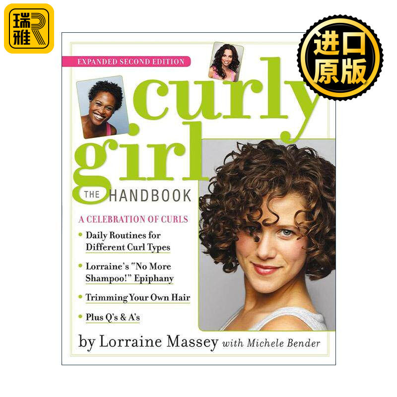 英文原版 Curly Girl 自然卷发女孩的手册 英文版 进口英语原版书籍