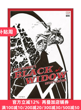 英文原版 Chris Samnee's Black Widow Artist's Edition 克里斯·萨姆尼 黑寡妇 手工原稿版 IDW漫画 精装收藏版 进口英语书籍