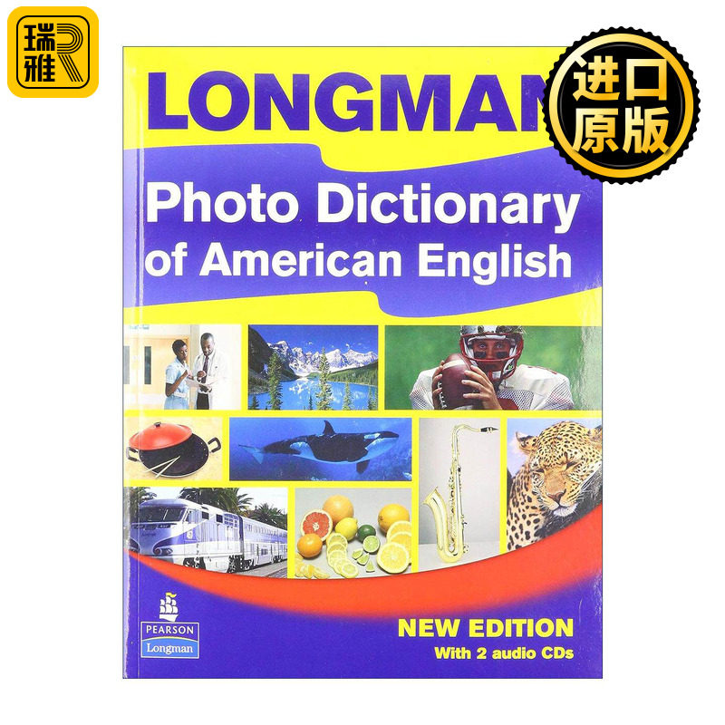 英文原版 Longman Photo Dictionary American 朗文美语图解词典 含2张光盘 英文版 进口英语原版书籍