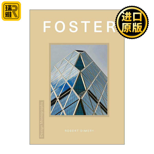 英文原版 Design Monograph Foster 设计专著 诺曼·福斯特 建筑艺术鉴赏精装 英文版 进口英语原版书籍