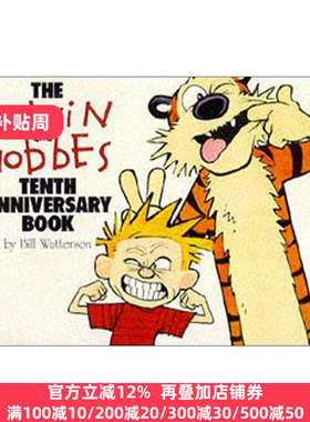 英文原版 Calvin & Hobbes:Tenth Anniversary Book 卡尔文和霍布斯十周年纪念书 英文版 进口英语原版书籍