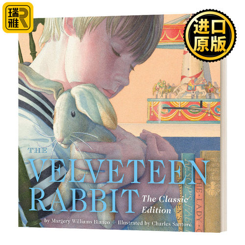 绒布小兔子插画版英文原版