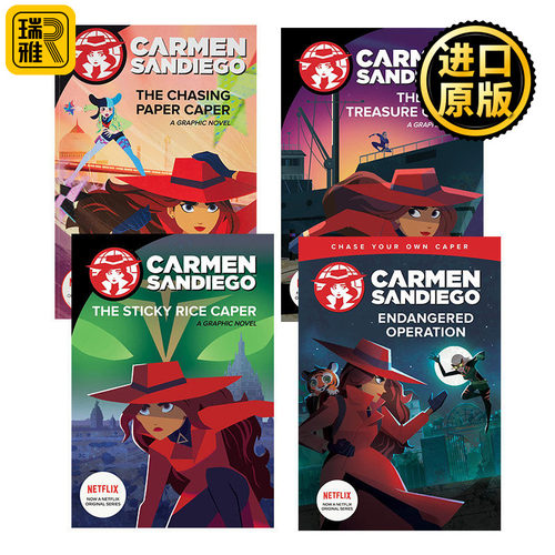 神偷卡门1-4册英文原版