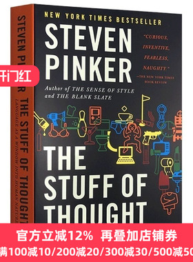 The Stuff of Thought 思想本质 英文原版书 TED演讲人史蒂芬平克 Steven Pinker 英文版原版 进口英语畅销书籍