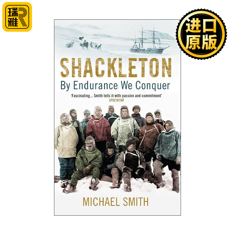 英文原版 Shackleton 沙克尔顿南极远征 坚毅必胜 英文版 进口英语原版书籍