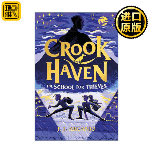 英文原版 Crookhaven the School for Thieves 盗贼学校 儿童动作冒险小说 水石儿童图书奖短名单 英文版 进口英语原版书籍