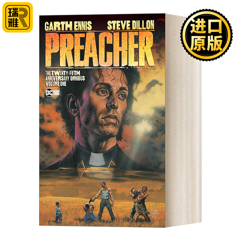 英文原版 Preacher the 25th Anniversary Omnibus Vol. 1 传教士 25周年完全纪念收藏版 DC漫画 Garth Ennis 精装 英文版进口书