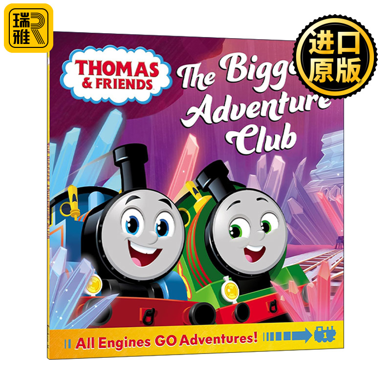 英文原版 Thomas & Friends the Biggest Adventure Club 托马斯小火车 冒险俱乐部 儿童故事纸板书 英文版 进口英语原版书籍