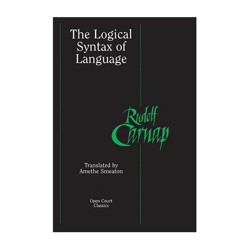 英文原版 The Logical Syntax of Language 语言的逻辑句法 哲学 鲁道夫·卡尔纳普 英文版 进口英语原版书籍