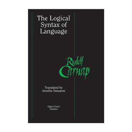 英文原版 The Logical Syntax of Language 语言的逻辑句法 哲学 鲁道夫·卡尔纳普 英文版 进口英语原版书籍