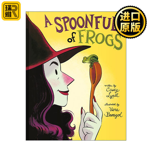 英文原版 A Spoonful of Frogs 一勺青蛙 精装绘本 万圣节 英文版 进口英语原版书籍