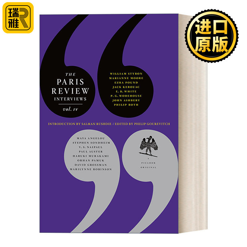 The Paris Review Interviews, IV  巴黎评论作家访谈4