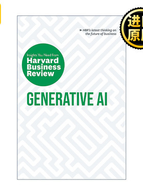 英文原版 Generative AI The Insights You Need from Harvard Business Review 生成式人工智能 哈佛商业评论洞察力系列 英文版