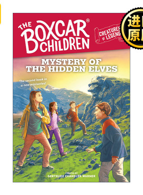 英文原版 Mystery of the Hidden Elves The Boxcar Children Creatures of Legend Book 2 棚车少年 传说中的生物系列2 进口书籍