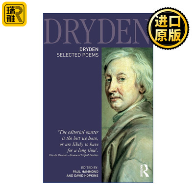 Dryden:Selected Poems 德莱顿诗作选集