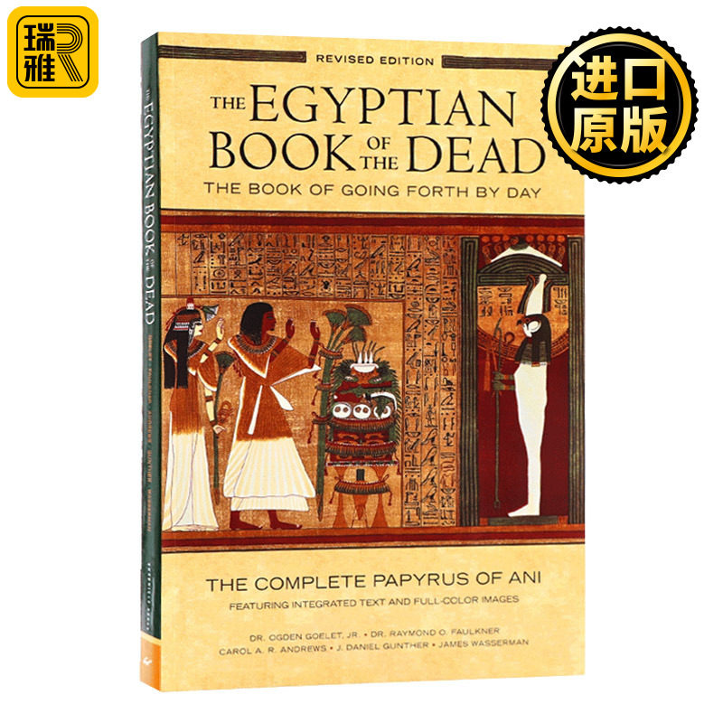 Egyptian Book of the Dead Revised Edition 埃及亡灵之书修订版 英文原版