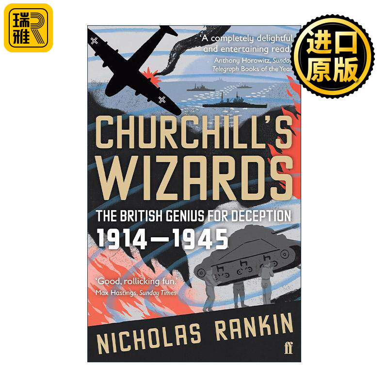 英文原版 Churchill's Wizards 丘吉尔的魔法师 两次世界大战中英国的高明欺骗战 英文版 进口英语原版书籍