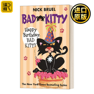 Kitty Bad 生日快乐 坏小猫 Happy 英文原版 Birthday