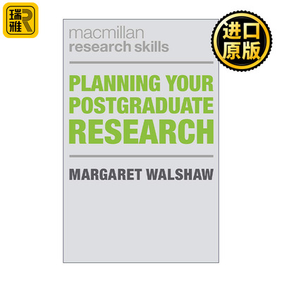 Planning Your Postgraduate Research 研究生学术研究规划指南