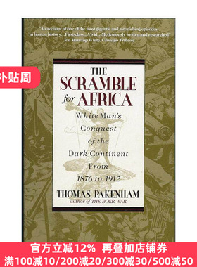 英文原版 The Scramble for Africa 争夺非洲 1876年至1912年白人对黑暗大陆的征服 英文版 进口英语原版书籍