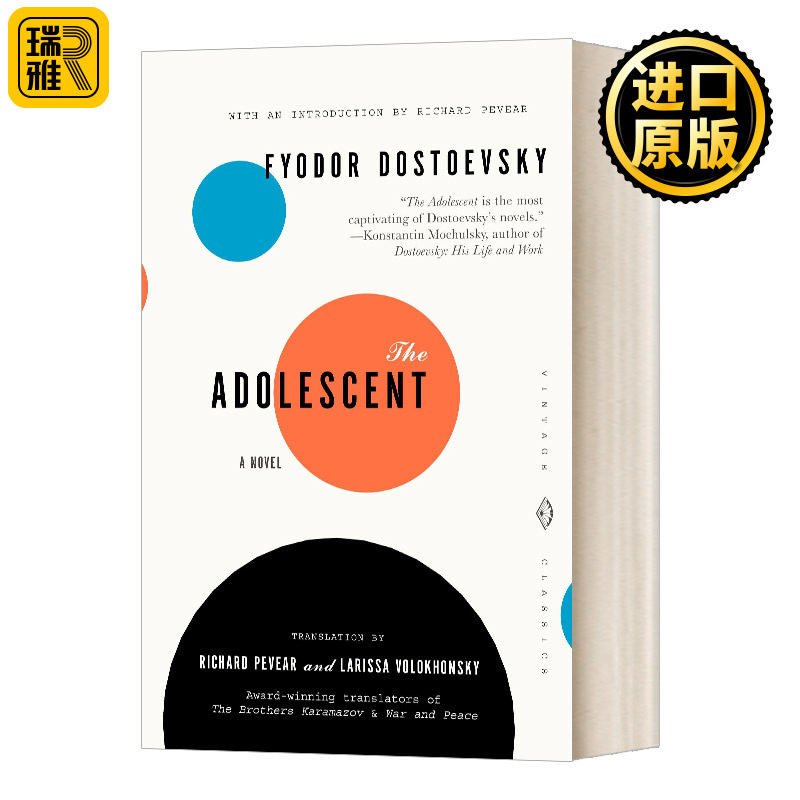 青少年 The Adolescent 陀思妥耶夫斯基文集 Fyodor Dostoevsky