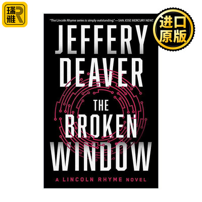 英文原版 The Broken Window 破窗 滴水不漏 林肯·莱姆系列之八 当代悬疑小说大师迪弗 英文版 进口英语原版书籍