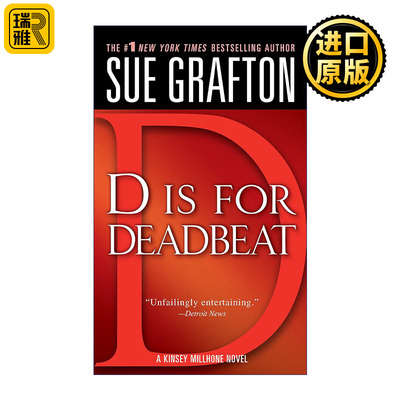 D is for Deadbeat: A Kinsey Millhone Mystery 英文原版