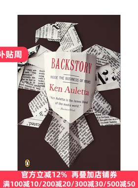 Backstory 背景故事 幕后故事 新闻行业内幕 Ken Auletta