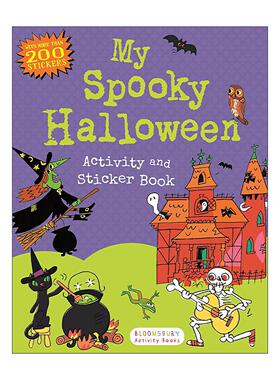 英文原版 My Spooky Halloween Activity and Sticker Book 我的万圣节趣味贴纸活动书 英文版 进口英语原版书籍