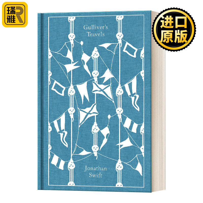 格列佛游记 企鹅布纹经典 精装 英文原版 Gulliver's Travels 布面系列系列 英文版 Jonathan Swift 进口英语原版书籍