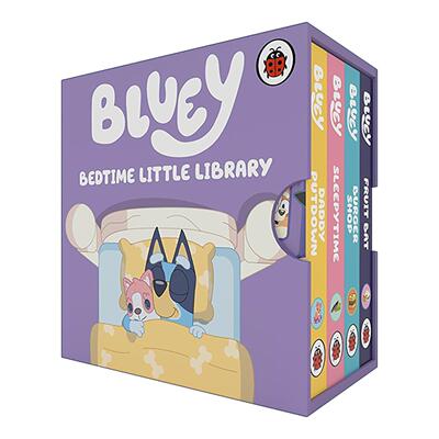 英文原版 Bluey Bedtime Little Library 小蓝狗布鲁伊 睡前小小图书馆 手掌纸板书四册 英文版 进口英语原版书籍