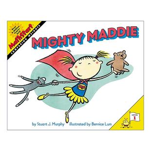 英文原版 Mathstart Level 1 Mighty Maddie 数学启蒙绘本1级 英文版 进口英语原版书籍