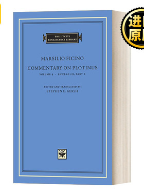 Commentary on Plotinus, Volume 4  普罗提努斯评注 卷4  塔蒂文艺复兴丛书