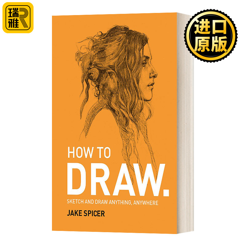 怎么画画英文原版进口书