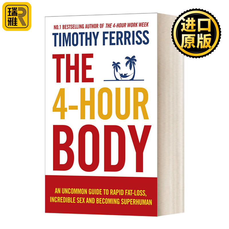 每周健身4小时 英文原版 The 4 Hour Body 蒂莫西费里斯Timothy Ferriss 每周工作四小时巨人的工具Tools of Titans作者 英语书籍