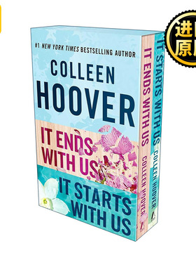 英文原版 The It Ends With Us It Starts With Us Paperback Collection Boxed Set 科林胡佛 从我们开始 以我们结束2册盒装
