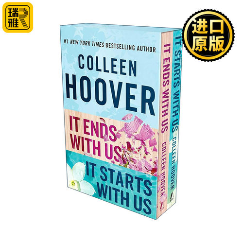 英文原版 The It Ends With Us It Starts With Us Paperback Collection Boxed Set 科林胡佛 从我们开始 以我们结束2册盒装