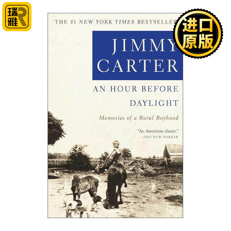 英文原版 An Hour Before Daylight 黎明前一小时 我的童年回忆 卡特传记 英文版 进口英语原版书籍
