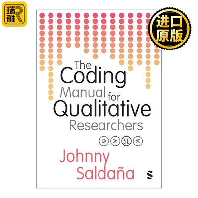 英文原版 The Coding Manual for Qualitative Researchers 质性研究编码手册 约翰尼·萨尔达尼亚 第五版 进口英语原版书籍
