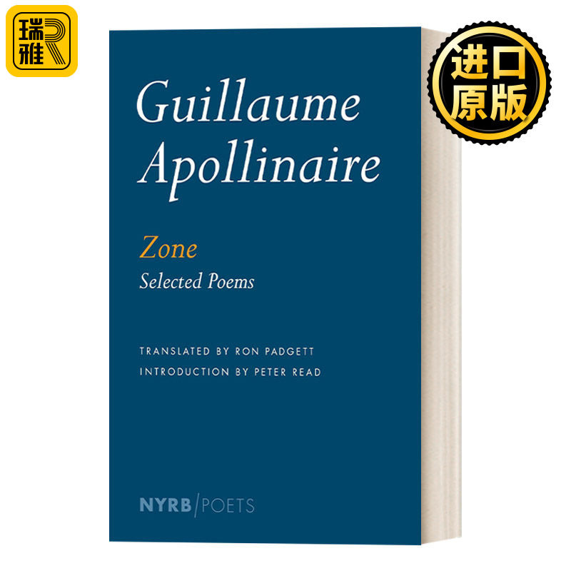 英文原版 Zone: Selected Poems (NYRB Poets) 阿波里奈尔诗选 纽约书评诗人系列 Guillaume Apollinaire
